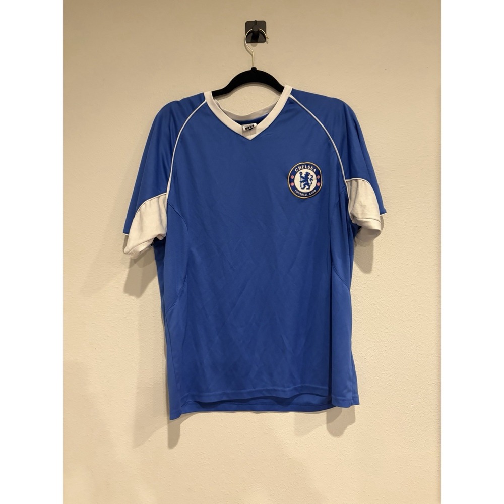 Chelsea Football Club‎ Blue Soccer Jersey Official Licensed Sewn Logo Mens Large